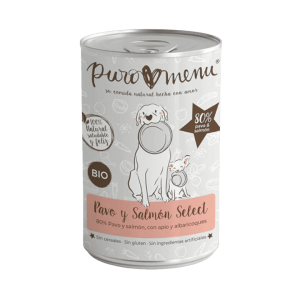 Puro Menú Pavo y Salmón Select BIO 400 gr