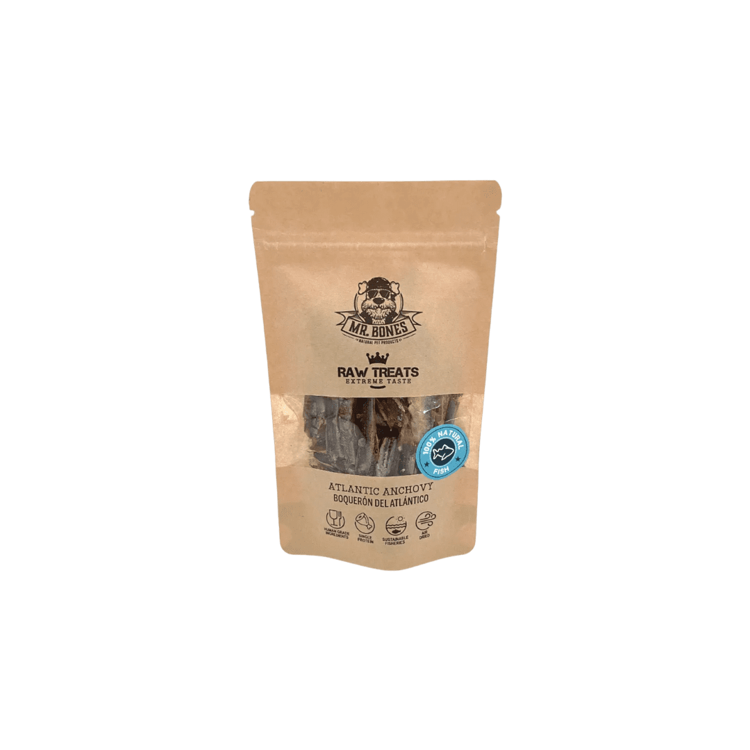 Snack natural de boquerón Mr Bones 45 gr