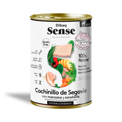 Dibaq Sense cómida húmeda cochinillo de Segovia 380 gr