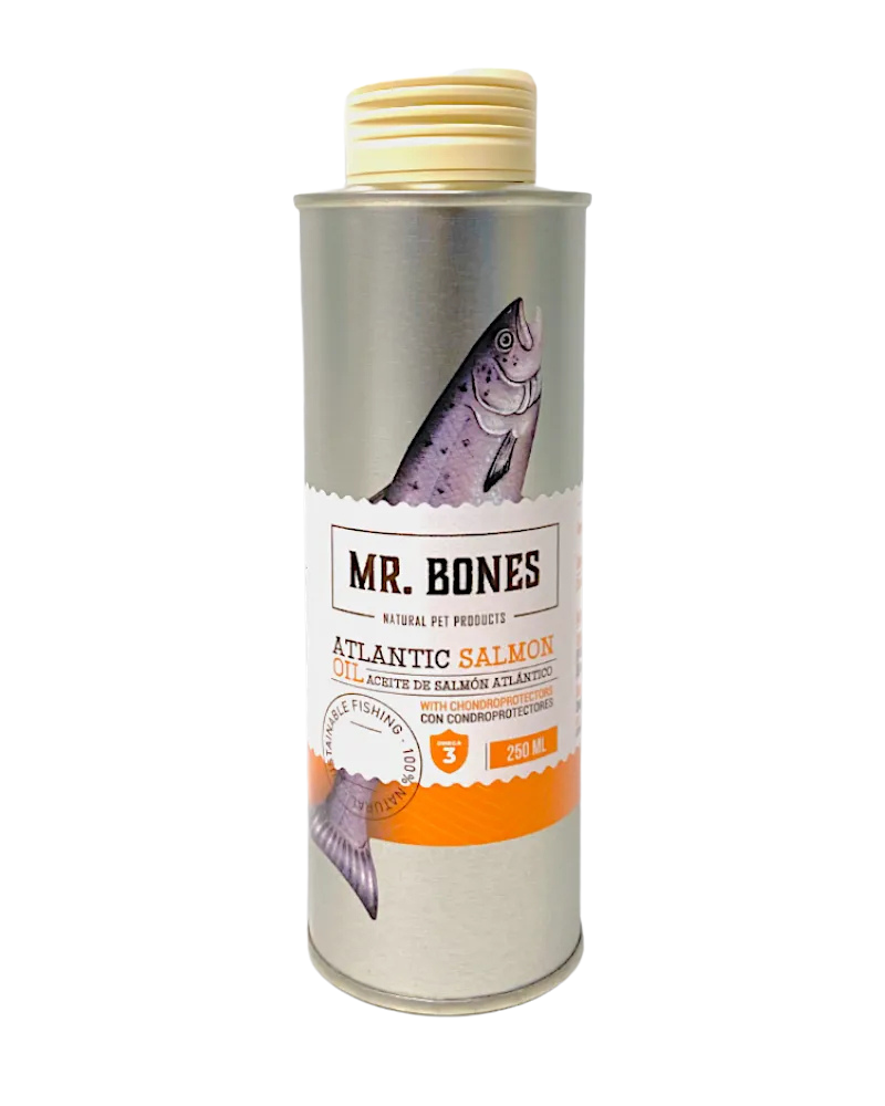 Aceite de salmón con condroprotectores Mr Bones 250 ml