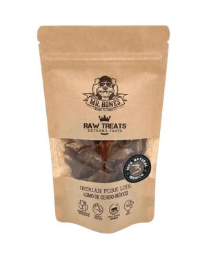 Lomo de Cerdo Ibérico Mr Bones 45 gr – Snack Natural para Perros y Gatos
