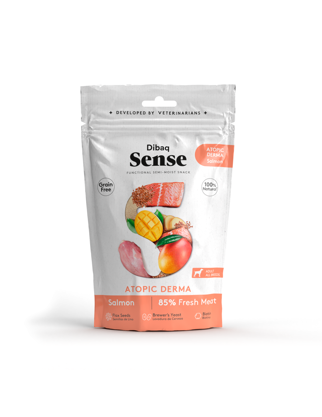 Dibaq Sense Snack Atopic Derma Salmón 100 gr