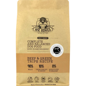 Dry Barf Mr Bones Ternera y Tripa Verde - Dry