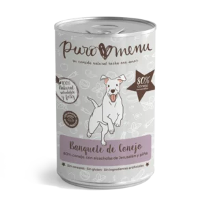 Comida húmeda Puro Menú Banquete de conejo 400 gr
