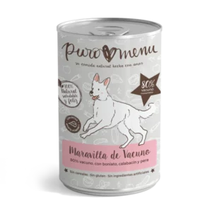 Comida húmeda Puro Menú Maravilla de Vacuno Bio 400 gr