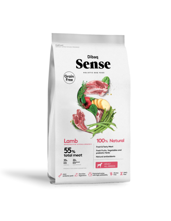 Grain Free Cordero Dibaq Sense 12 Kg