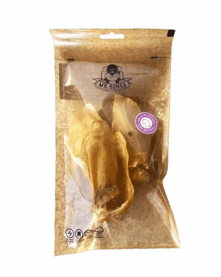 Oreja de Cordero  Mr Bones (3 uds) - Snack Natural para Perros
