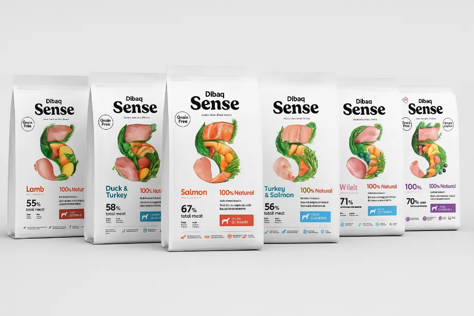 Grain Free Salmón y Pavo Dibaq Sense Puppy - pienso holistico