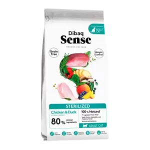 Dibaq Sense Pollo y Pato Pienso para Gatos Esterilizados