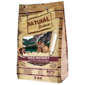 Natural Greatness Wild Instinct Medium & Large Pienso para Gatos y Gatitos