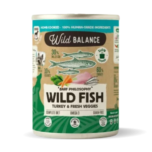 Wild Balance Filosofía BARF Pescado y Pavo
