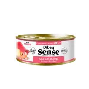 Dibaq Sense Gato Lata de Pescado Blanco con Vegetales 5 Dibaq Sense Gato Lata de Atún con Gambas