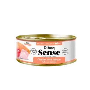 Dibaq Sense Gato Lata de Pescado Blanco con Vegetales 8 Dibaq Sense Gato Lata de Pollo con Salmón