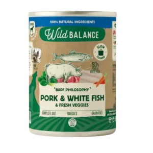 Wild Balance Filosofía BARF Cerdo y Merluza