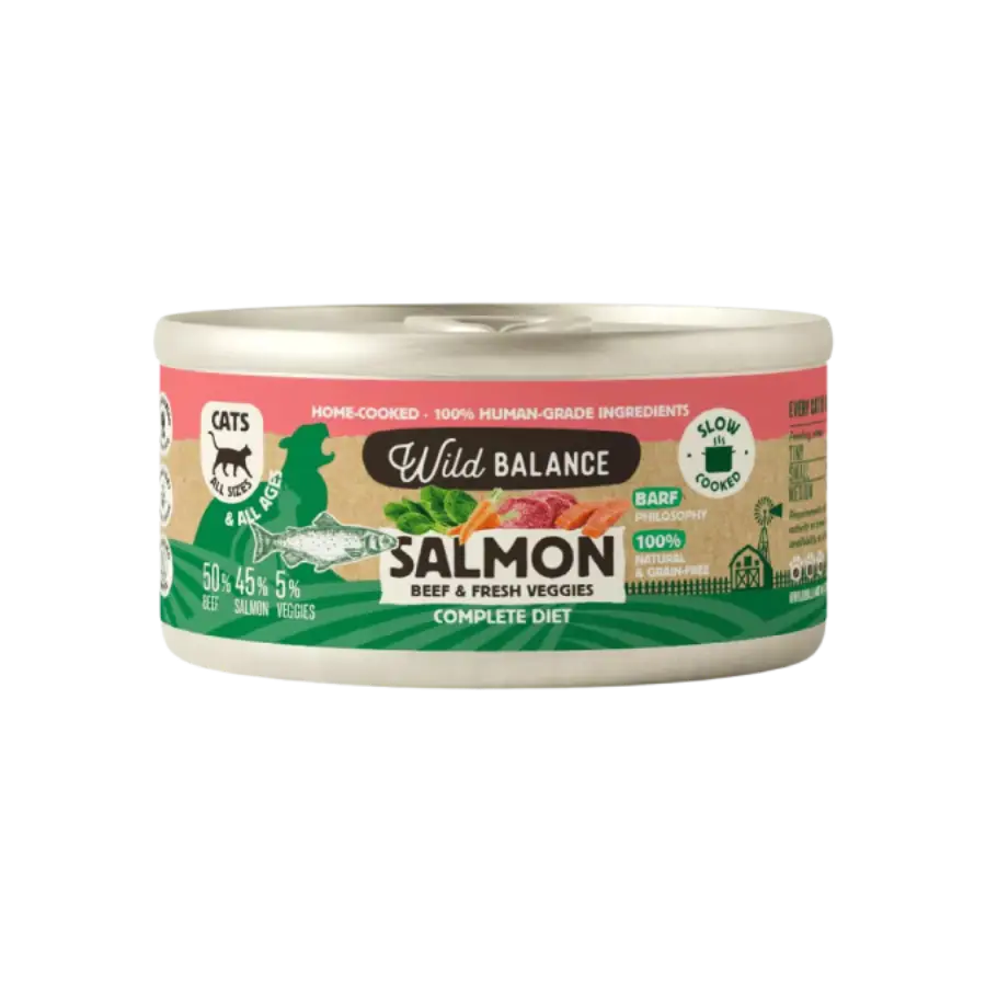 Wild Balance Gato Lata de Salmón y Ternera 1 Wild Balance Gato Lata de Salmón y Ternera