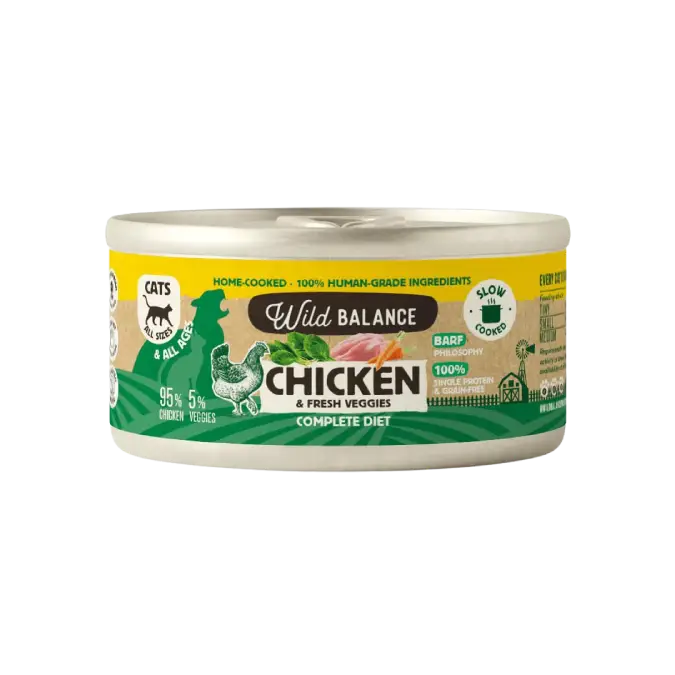 Wild Balance Gato Lata de Pollo y Vegetales 1 Wild Balance Gato Lata de Pollo y Vegetales