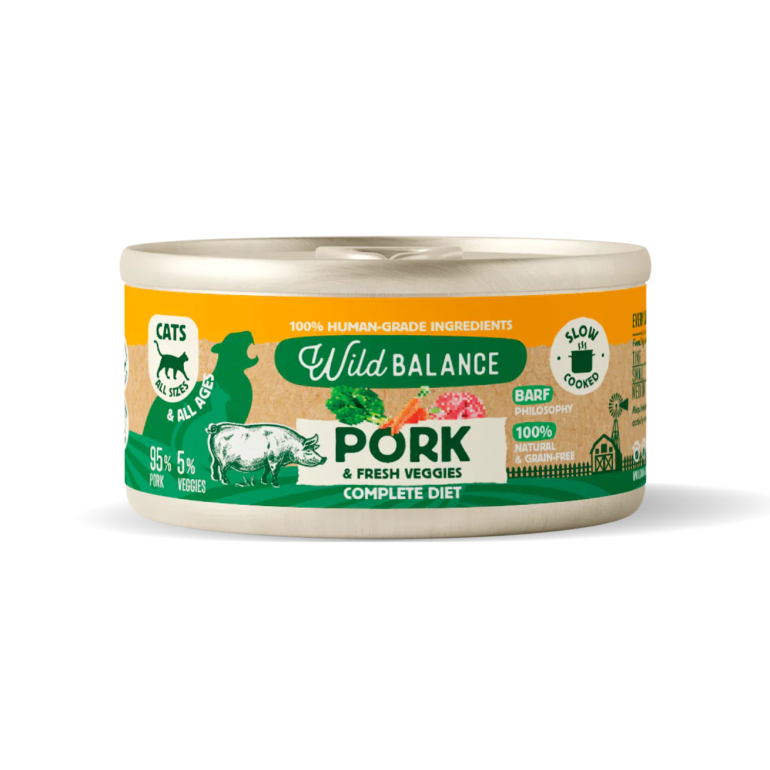 Wild Balance Gato Lata de Cerdo y Verduras 1 Wild Balance Gato Lata de Cerdo y Verduras