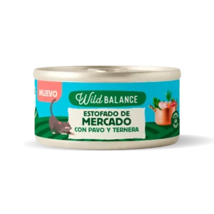 Wild Balance Gato Lata de Pollo y Vegetales 5 Wild Balance Gato Lata Estofado de Mercado