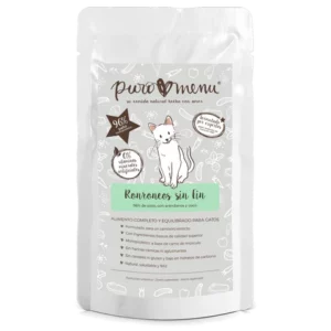 Puromenú sobre de Pato para Gatos Ronroneos sin Fin