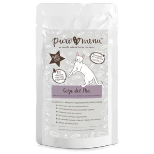 Puromenú sobre para gato caza del día