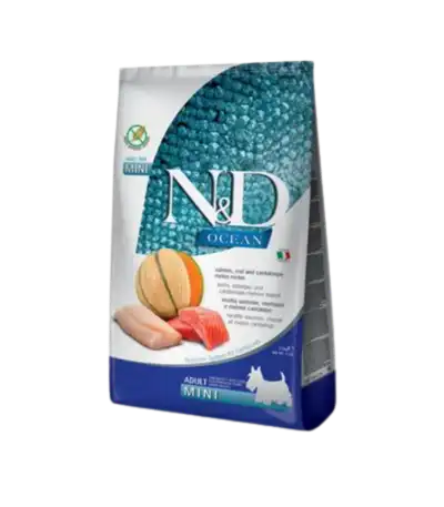 Farmina N&D Ocean Salmón con Melón Adulto Mini 1 Farmina ocean salmón con melón adulto mini