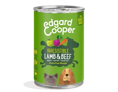 Edgard & Cooper Ternera y Cordero lata 400 gr