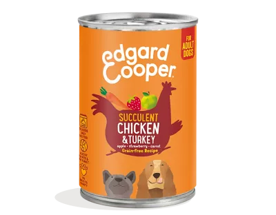 Edgard & Cooper pollo y pavo lata 400 gr